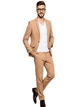 Men's Camel Blazer Thumbnail